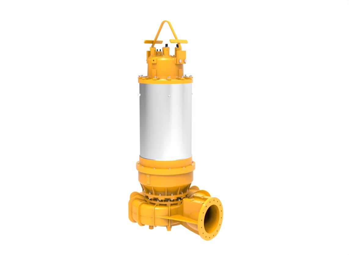 Amphibious, Dry Installed Flood Proof (Fully Immersible, IP68) Back Pull Out Pumpsets for Sewage & Municipal Wastewater