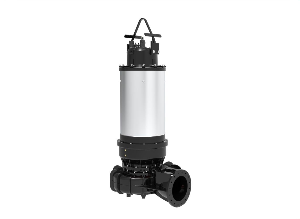 Amphibious, Dry Installed Flood Proof (Fully Immersible, IP68) Back Pull Out Pumpsets for Mildly Corrosive Industrial Wastewater